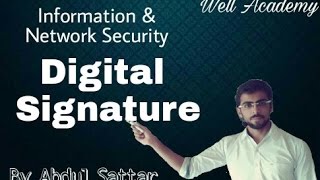 information & network security lecture - -  digital signature (eng-hindi)