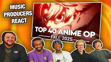 TOP 40 Anime Openings Fall 2025 | Music Producers React