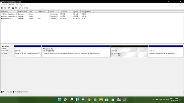 Practica crear particiones NTFS