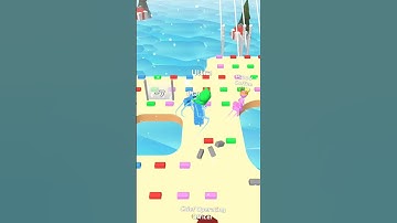 Bridge race gameplay level 41 #shors #androidgameplay #androidgameplay