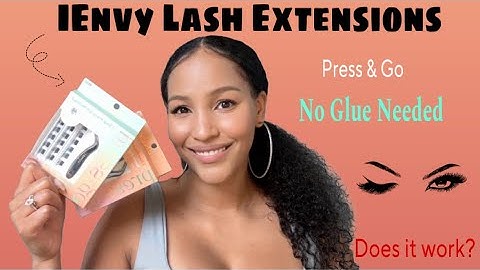 IEnvy One Step Lash Extensions | No Glue Needed | Press & Go Lash Review