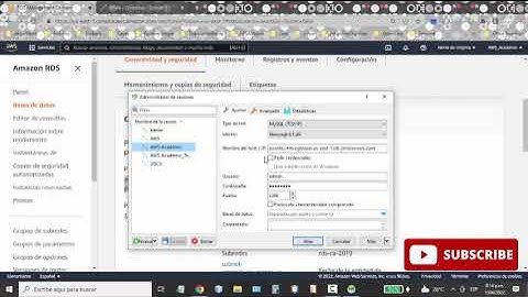 Accediendo a un servicio RDS en AWS con HeidiSQL