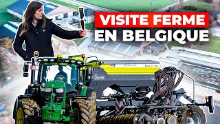 Je VISITE une FERME laitière NEUVE en BELGIQUE 🐄 🚜