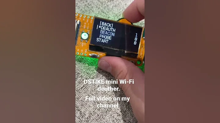 AURSINC WiFi Deauther DSTIKE Mini ESP8266