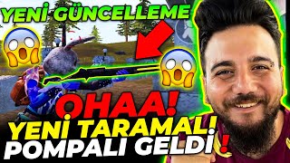 Oha Yeni̇ Taramali Pompali Si̇lahi Geldi̇ Yeni̇ Güncelleme Erangel 2.0 Pubg Mobile Yeni Silah