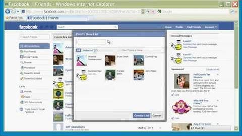 How to Create Friend Lists on Facebook