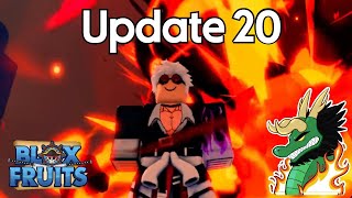 Blox Fruits Update 20 and New Dragon Fruit Sneak