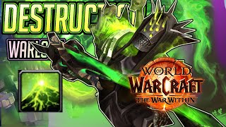 CHAOS BOLT Machine Gun |  Destruction Warlock TWW | The War Within Beta PVP
