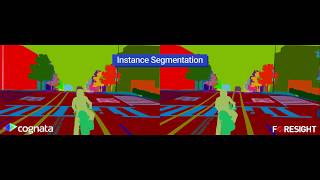 Simulation of Foresight's Stereo vision on Cognata's simulation platform