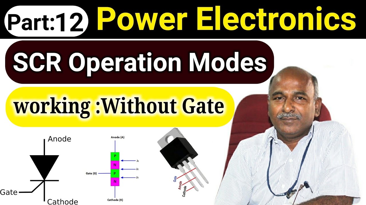 SCR without Gate Operation Mode in Tamil - YouTube