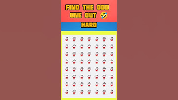 Find The Odd One Out #findtheoddone #emojichallenge #ytshorts #riddles #shinchan #findoddone #puzzle