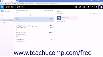 Outlook Web App Tutorial Filtering Tasks 2015 Microsoft Training