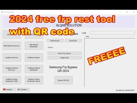 Free New Method Enable ADB SAMSUNG QR CODE  Support 2024 Security Patch  Remove KGFRP LOCK  a145g