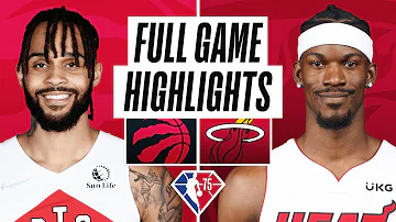 RAPTORS at HEAT | FULL GAME HIGHLIGHTS | January 29, 2022