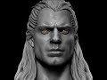 Geralt of Rivia speedsculpt