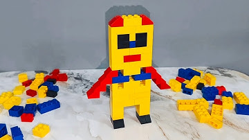 How To build a Lego Robot 🤖| Satisfying Diy Lego ASMR | Building Blocks ASMR #asmr#asmrsounds#lego