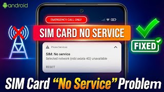 How To Fix No Service Sim Card Problem On Your Phone Emergency Calls Only Sim Card Problem