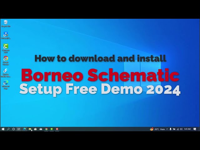 How to download and install Borneo Schematic Tool Latest Setup Free Demo 3 Months Subscription 2024 class=