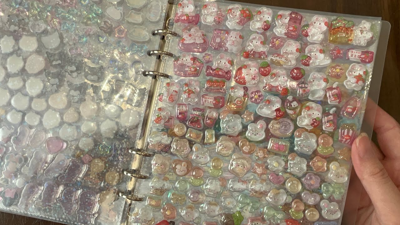 no talking sticker journaling | cozy blue theme