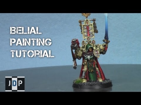 How to Paint Dark Angels Belial part 1/3 - YouTube