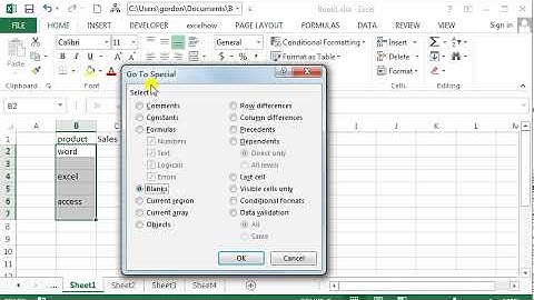 How To Sort Data Containing Merged Cells in Excel 2013/2016