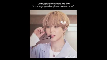 Jimin Just Ignore Rumors Park Jimin Mochi Baby 30 8 2025 