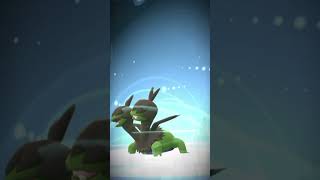 Evolving Shiny Deino in #pokemongo #pokemon #shinypokemon #pokemonevolution #pokemongame