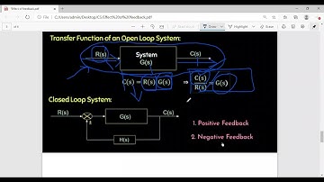 18EC43 Control Systems Lecture 6: Effect of feedback in control system