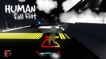 Human Fall Flat - Cyberpunk Level Part 2 of 2 Walkthrough | Custom | Steam Workshop | Full Gameplay
