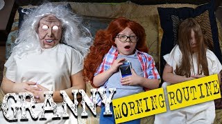 Мое утро бабули и внучки Slendrina. My morning routine в реальной жизни!