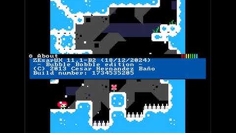 Celeste - Sinclair ZX Spectrum Next - ZEsarUX 11.1 Beta 2 - Test Windows 11