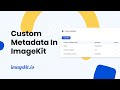 Using Custom metadata to organize assets | Digital asset management | ImageKit