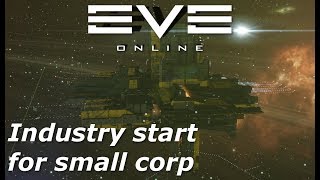 EVE Online - starting industry as a small corporation