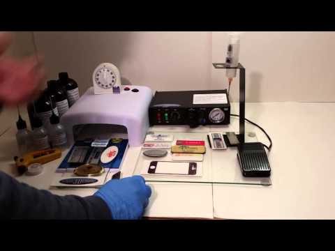 Doming with a Mod 55 UV unit and Automatic Dispenser
