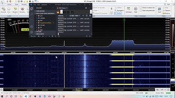LORA transmission waterfall view.(SDR dongle)