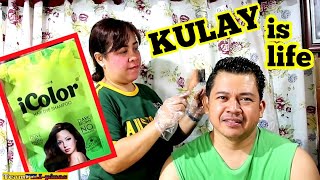 #60       My husband tried iColor Hair Dye Shampoo,, Does it work??