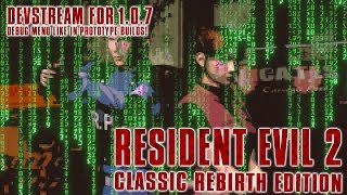 Famous Devstream / CR2 1.0.7 and prototype debug menu Profile