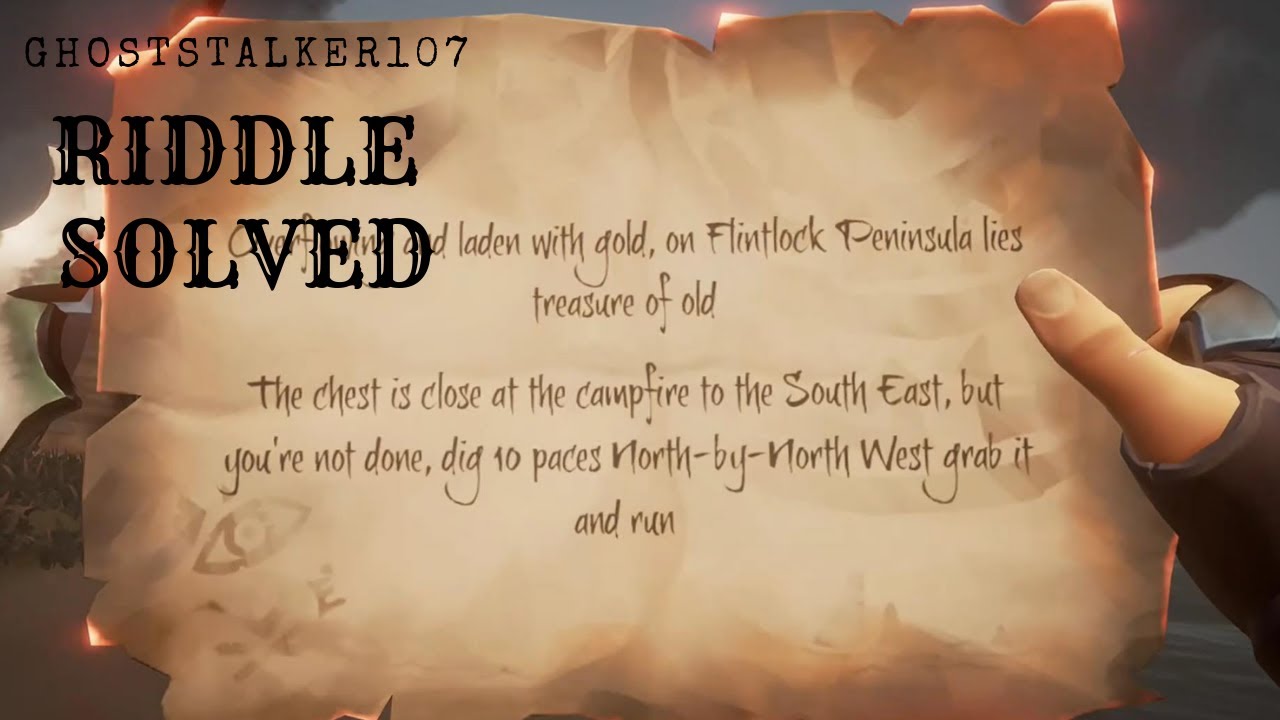 Sea Of Thieves Flintlock Peninsula Riddle!! - YouTube