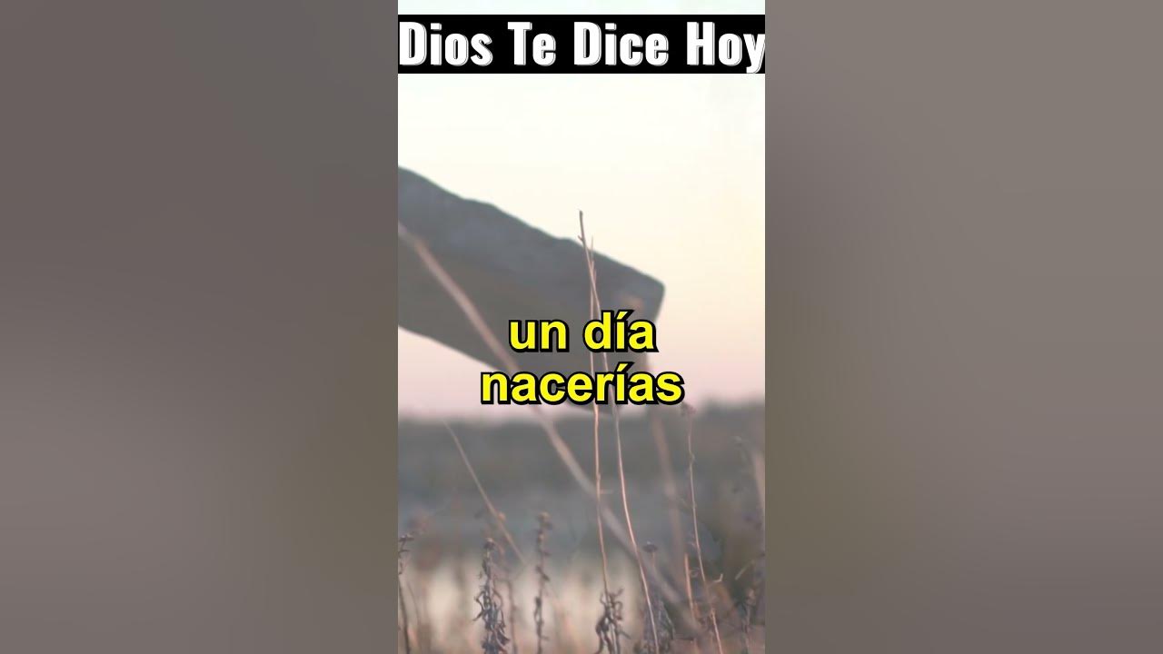 DIOS TE DICE HOY Créeme Esto Caminar con la Cruz en Mi Espalda Tuvo