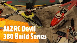 ALZRC Fast Devil 380 RC Helicopter, Unboxing, Build Part 1