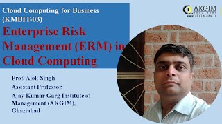 Enterprise Risk Management (ERM) in Cloud Computing-CCB (KMBIT-03)