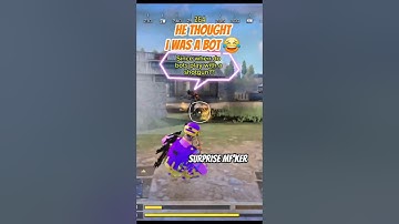 Since when do bots have a shotgun? Acting like a bot | BR CODM