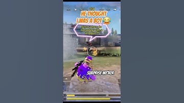 Since when do bots have a shotgun? Acting like a bot | BR CODM