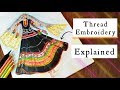 Thread work Embroidery | Ethnic Wear | Fashion Illustration