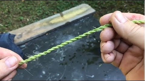 Yucca Harvest, Reverse Wrapped Bowstring, Bow Drill Fire, Bowstring Rudiger Roll