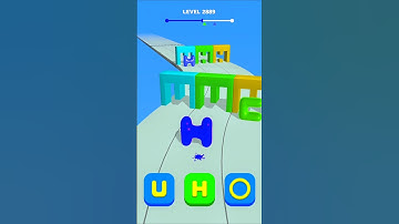 Blob Shifter 3D Level 2889 | Cubic Gaming #shorts #youtubeshorts #gaming