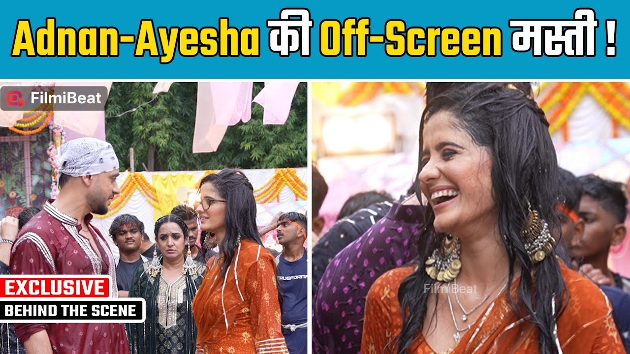 Mannat Behind The Scenes: Adnan Khan ने लिया Risk, Ayesha Singh हुई अपने Co-star के लिए Protective !