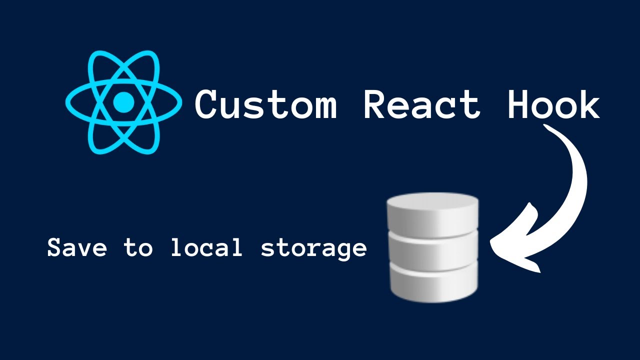 Custom React Hook for Local Storage - YouTube