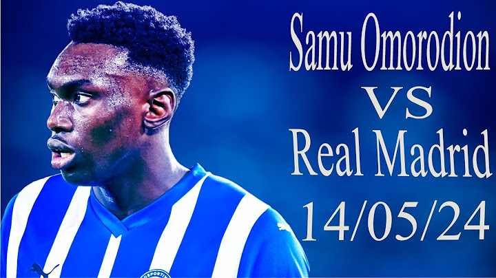Samu Omorodion VS Real Madrid-ALL ACTIONS
