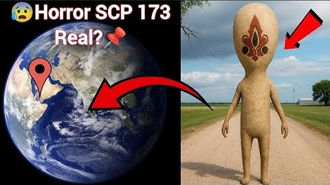 😰I Found scary horror scp 173 in google maps🌍!#eartheffects89 #trending #viralvideo #googleearth 